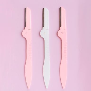 Rasuradoras de ceja plegables con diseño de girasol 3 piezas -  Miniso