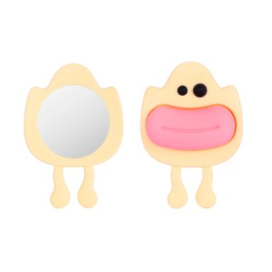 Espejo con diseño de boca grande y soporte para telefono -  Miniso