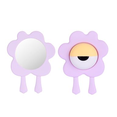 Espejo con diseño de ojos grandes y soporte para telefono -  Miniso