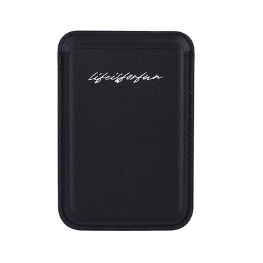 Portatarjetas magnético para teléfono de la serie life is for fun (negro) -  Miniso