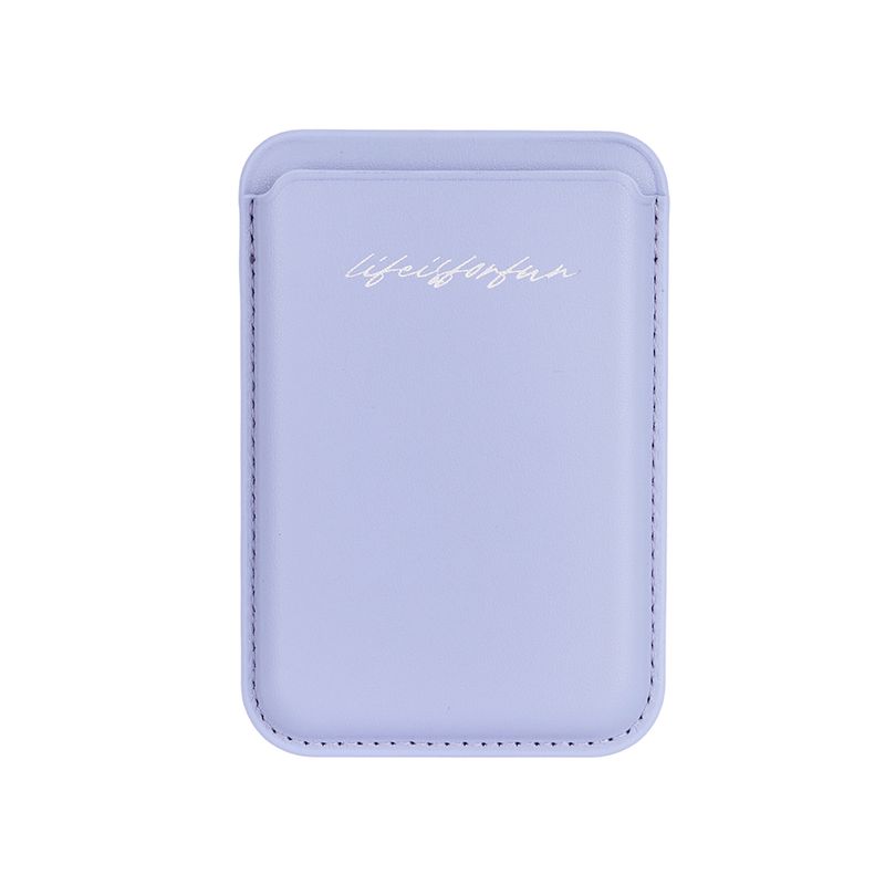 Portatarjetas-magn-tico-para-tel-fono-de-la-serie-life-is-for-fun-morado-Miniso-1-29493