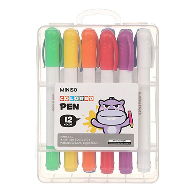 Paquete-de-crayones-lavables-con-estuche-transparente-1-1-4-14cm-12-colores-Miniso-1-6535