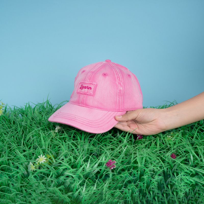 Gorra-de-b-isbol-miniso-denim-desgastado-learn-rosa-Miniso-2-29601