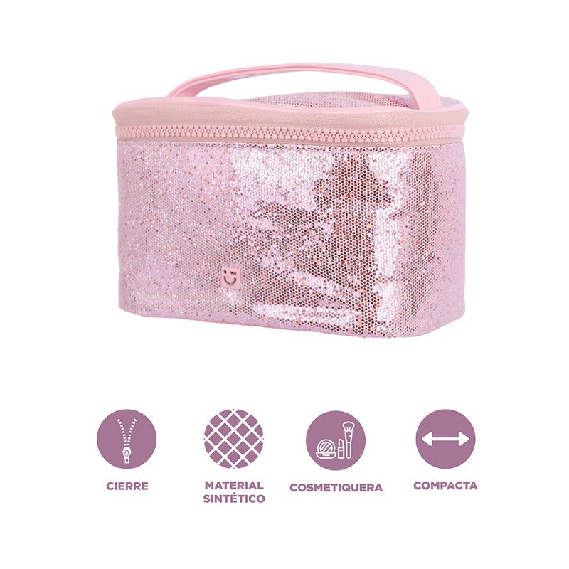 Cosmetiquera-tipo-neceser-miniso-glitter-rosa-Miniso-3-28367