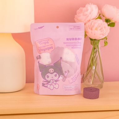 Juego de toallas comprimidas kuromi (toallas de 4 piezas y toallas de baño de 2 piezas) -  Sanrio