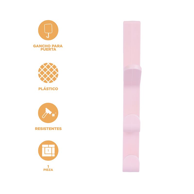 Gancho-de-3-cabezas-para-puerta-rosa-Miniso-3-29776