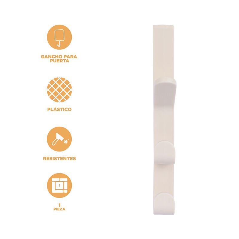 Gancho-de-3-cabezas-para-puerta-beige-Miniso-3-29777