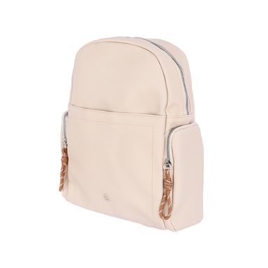 Mochila de moda miniso apricot bolsillos a los lados correa café -  Miniso