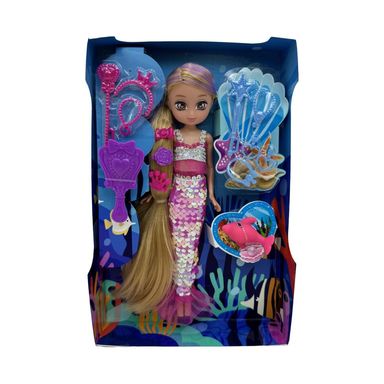 Muñeca cara bonita mermaid pink serie miniso -  Miniso