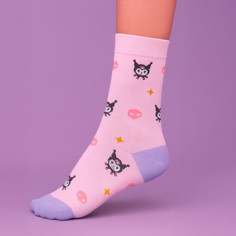 Medias-para-mujer-kuromi-21-cm-Sanrio-2-10951