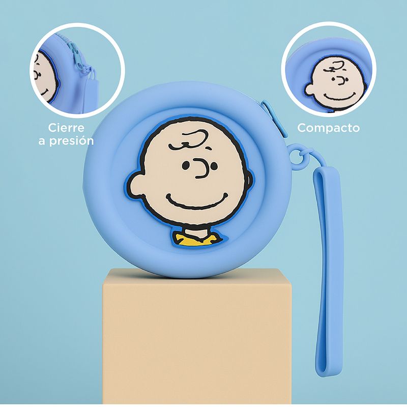 Monedero-redondo-snoopy-silicon-azul-charlie-brown-Snoopy-6-29633