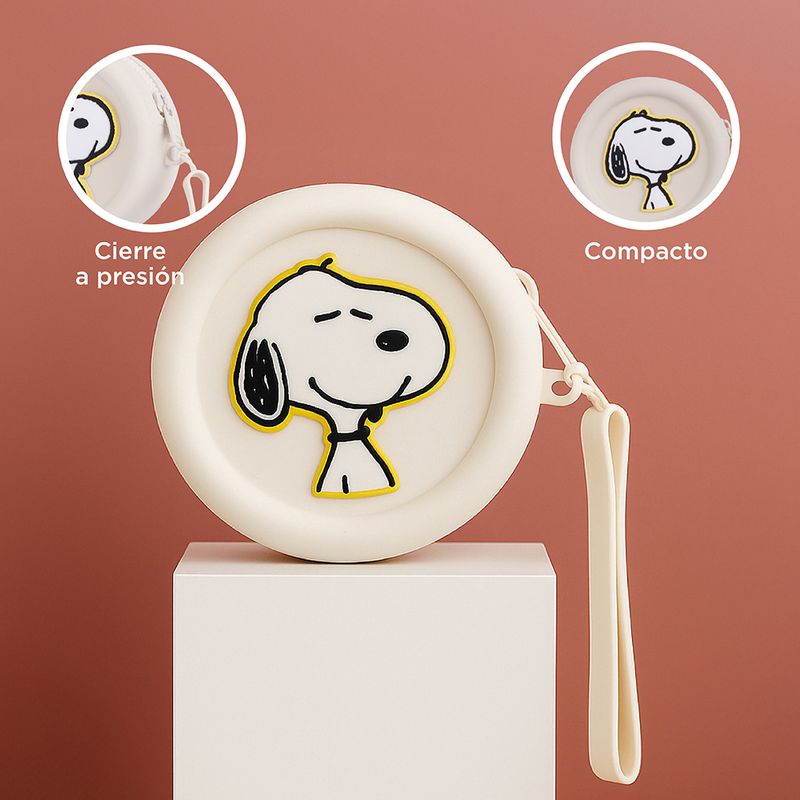 Monedero-redondo-snoopy-silicon-beige-Snoopy-7-29634