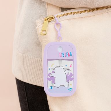 Botella de viaje spray we bare bears seaside music festival ice bear -  We Bare Bears