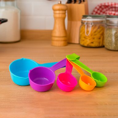 Juego de cucharas medidoras arcoíris 5 piezas serie miniso  -  Miniso