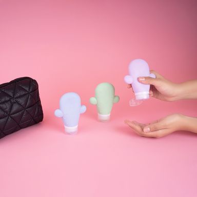 Botella de silicona cáctus 90ml serie miniso  -  Miniso