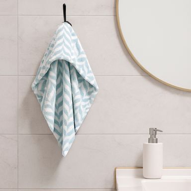 Toalla para el cabello jacquard azul claro -  Miniso