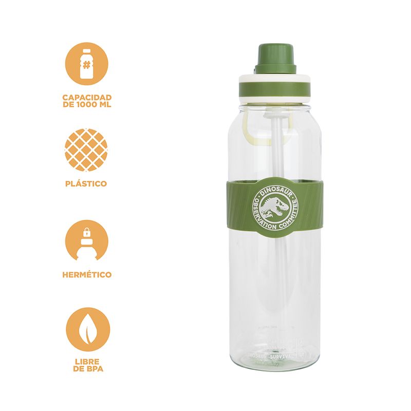 Tomatodo-de-pl-stico-jurassic-world-con-asa-y-sorbete-1000-ml-verde-Jurassic-World-3-30346