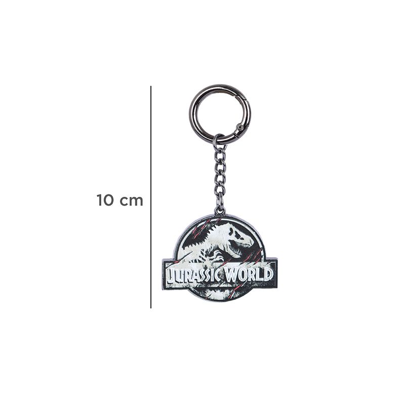 Llavero-metal-jurassic-world-plateado-Jurassic-World-4-30362
