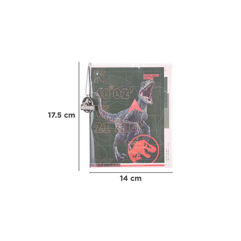 Cuaderno-con-colgante-de-metal-80-hojas-serie-jurassic-world-Jurassic-World-4-30369
