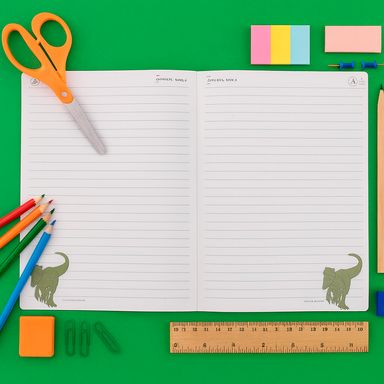 Cuaderno de marcapaginas encuadernado con pegamento 32 hojas -  Jurassic World