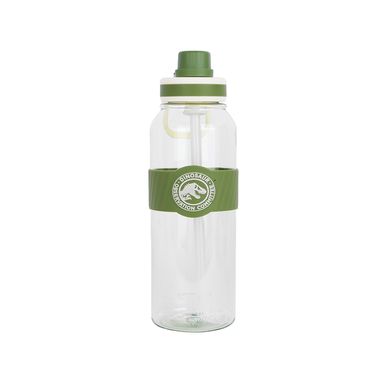 Tomatodo de plástico jurassic world con asa y sorbete, 1000 ml verde -  Jurassic World