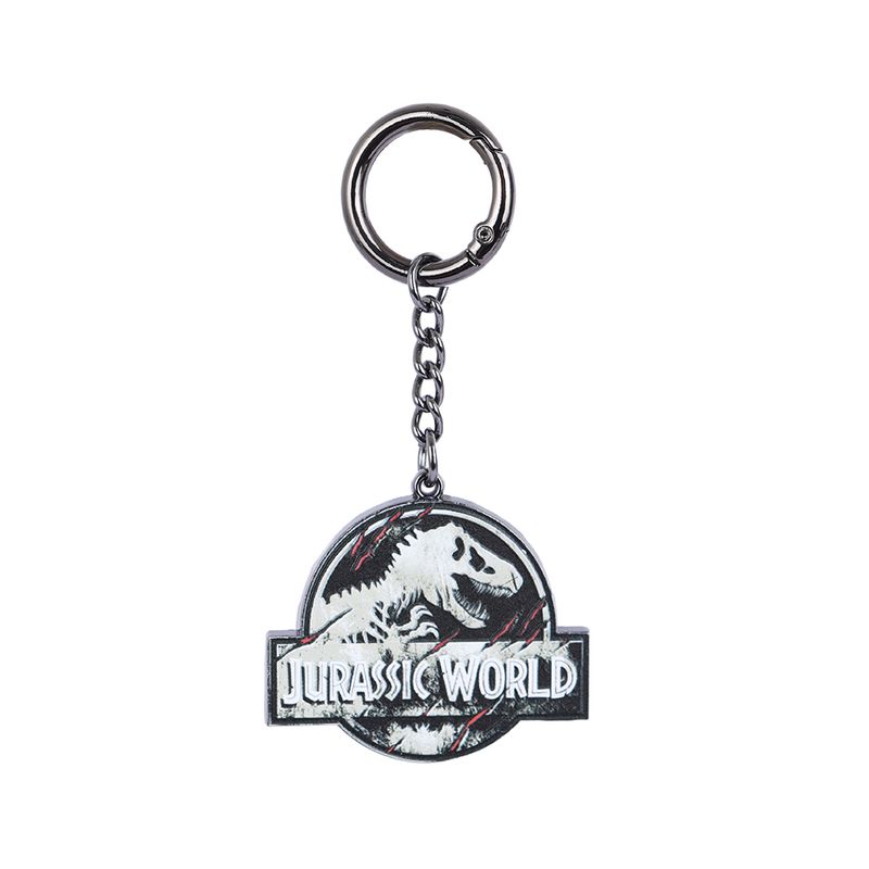 Llavero-metal-jurassic-world-plateado-Jurassic-World-1-30362