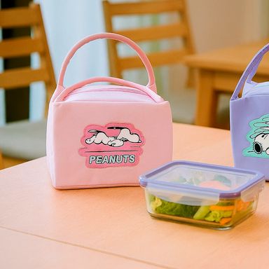 Lonchera snoopy vintage collection rosa -  Snoopy Colorful Vintage