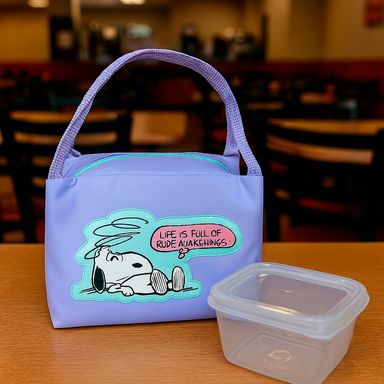 Lonchera snoopy vintage collection morado -  Snoopy Colorful Vintage