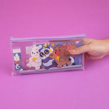 Set de escritorio glitter papeleria conjunto 23.5cm -  We Bare Bears