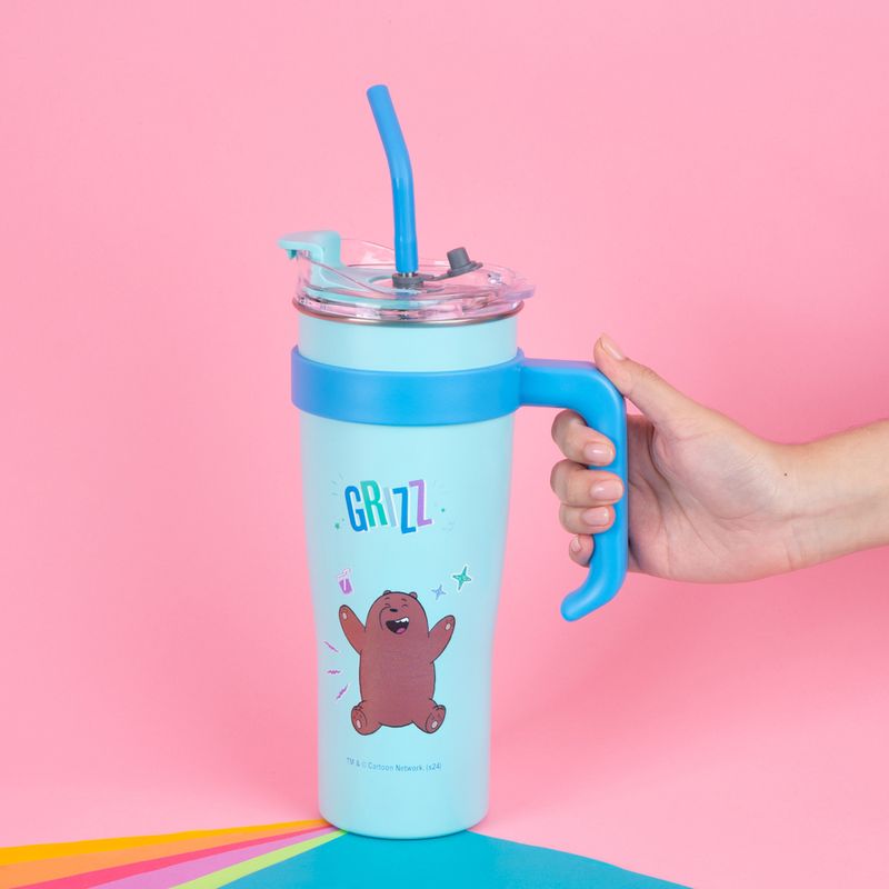 Tomatodo-de-acero-de-pared-simple-con-asa-1-6-pardo-color-azul-We-Bare-Bears-2-30306