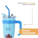 Tomatodo-de-acero-de-pared-simple-con-asa-1-6-pardo-color-azul-We-Bare-Bears-7-30306