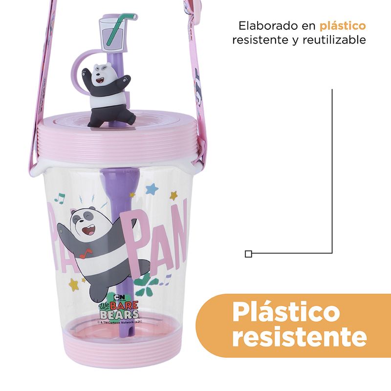Tomatodo-de-pl-stico-con-correa-para-el-hombro-535-ml-panda-color-rosa-We-Bare-Bears-7-30307