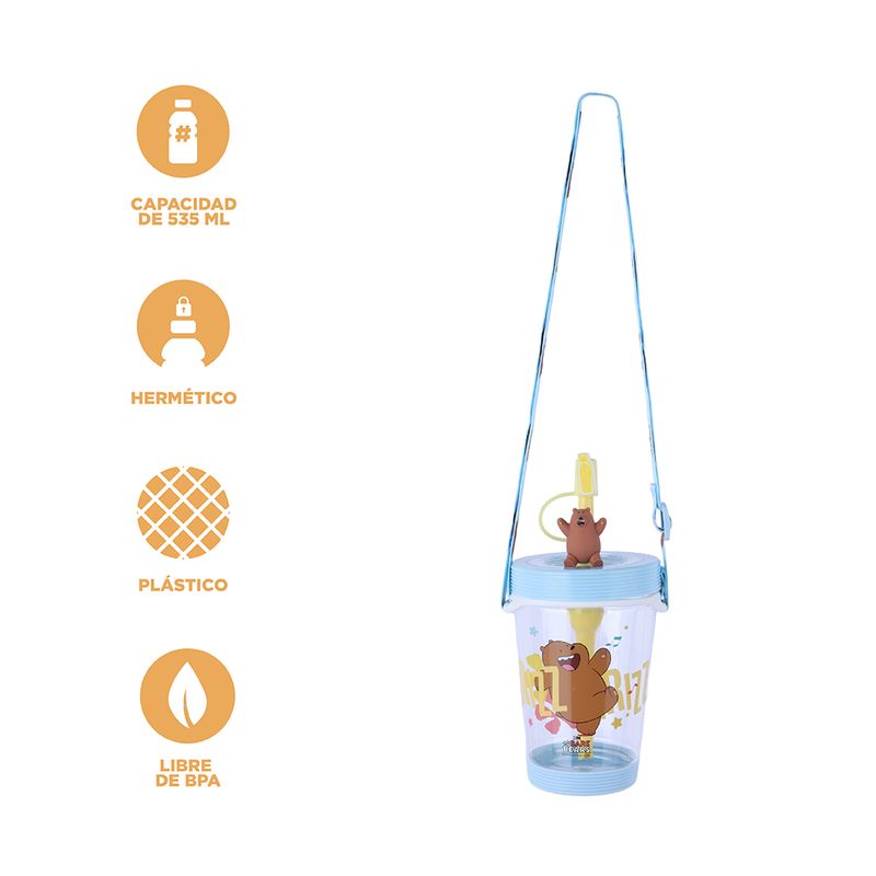 Tomatodo-de-pl-stico-con-correa-para-el-hombro-535-ml-pardo-color-azul-We-Bare-Bears-3-30309
