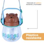 Tomatodo-de-agua-con-correa-para-el-hombro-800-ml-pardo-color-azul-We-Bare-Bears-7-30311