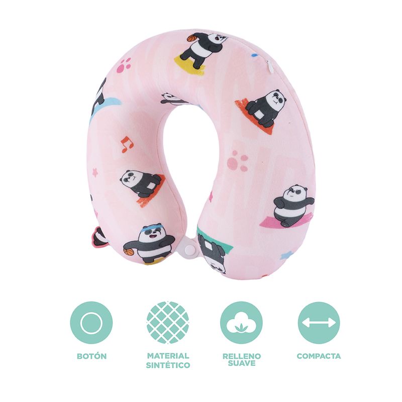 Almohada-de-viaje-panda-serie-wbb-color-rosa-We-Bare-Bears-3-30314