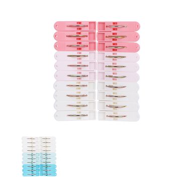 Pinzas para ropa clips de ropa coloridos 20 piezas colores mixtos -  Miniso