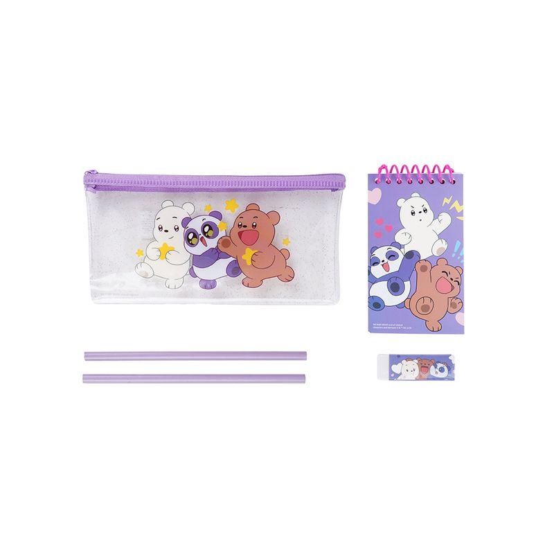 Set-de-escritorio-glitter-papeleria-conjunto-23-5cm-We-Bare-Bears-1-30297