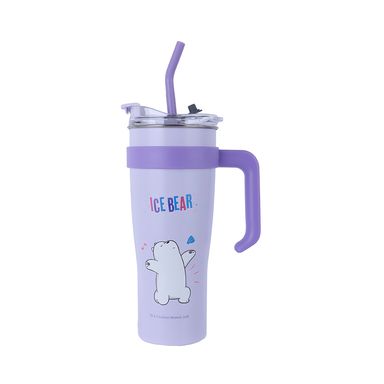 Tomatodo de acero de pared simple con asa 1.6 polar color morado -  We Bare Bears