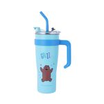 Tomatodo-de-acero-de-pared-simple-con-asa-1-6-pardo-color-azul-We-Bare-Bears-1-30306