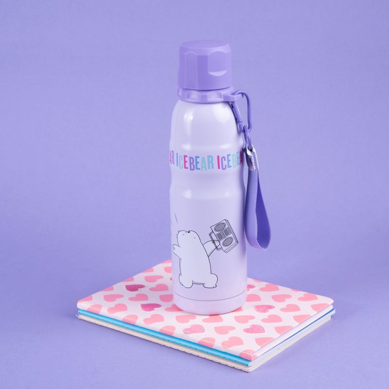 Termo-aislante-con-correa-500ml-polar-color-morado-We-Bare-Bears-3-30317