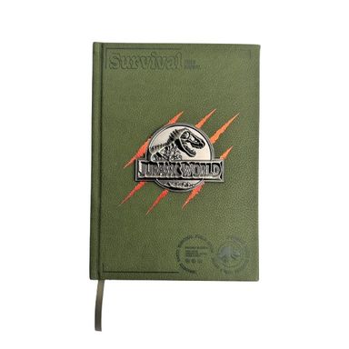 Libro de chapas metálicas en relieve 96 hojas serie jurassic world -  Jurassic World