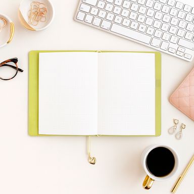 Cuaderno b6 de tapas duras de 64 hojas serie lime -  Miniso