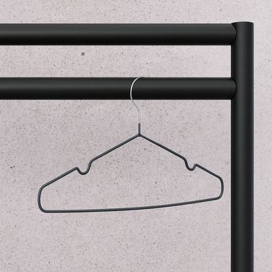 Gancho para ropa perchas de metal antideslizantes 10 uds -  Miniso