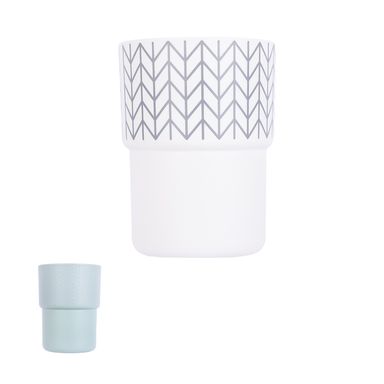 Vaso para enjuague bucal serie simple lines colores mixtos -  Miniso