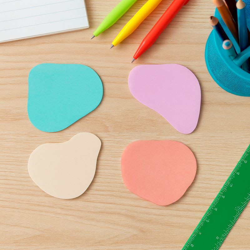 Post-it-de-cuatro-colores-con-formas-irregulares-4x30-hojas-serie-miniso-Miniso-2-28966