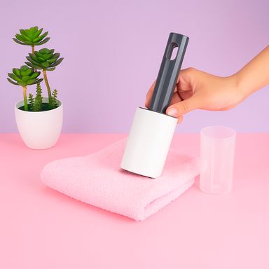 Rodillo quitapelusas de serie de colores pequeno gris -  Miniso