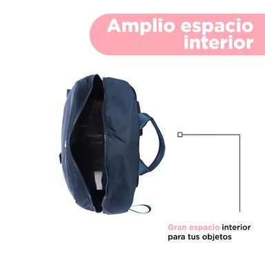 Mochila deportiva miniso sport bolso al frente azul marino -  Miniso