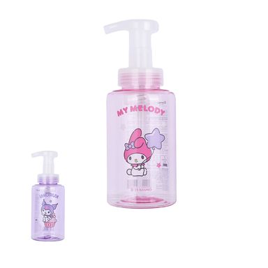 Botella con bomba de espuma personajes de sanrio 300 ml colores mixtos -  Sanrio