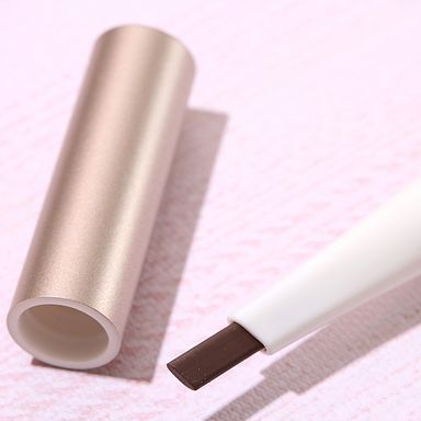 Lápiz delineador para cejas de punta plana con cepillo café -  Miniso