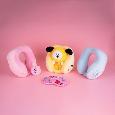 Almohada de espuma viscoelástica para el cuello de bt21 baby koya -  BT21 Baby